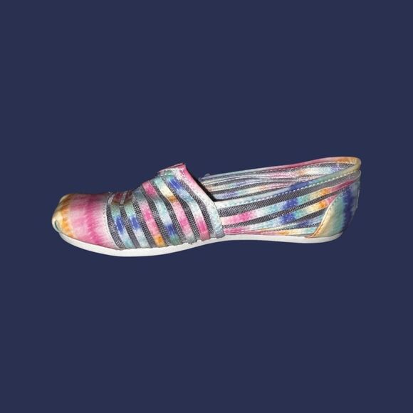 Skechers Bobs Plush Sunset Feels Memory Foam Rainbow Loafers Size 6 - Picture 6 of 7